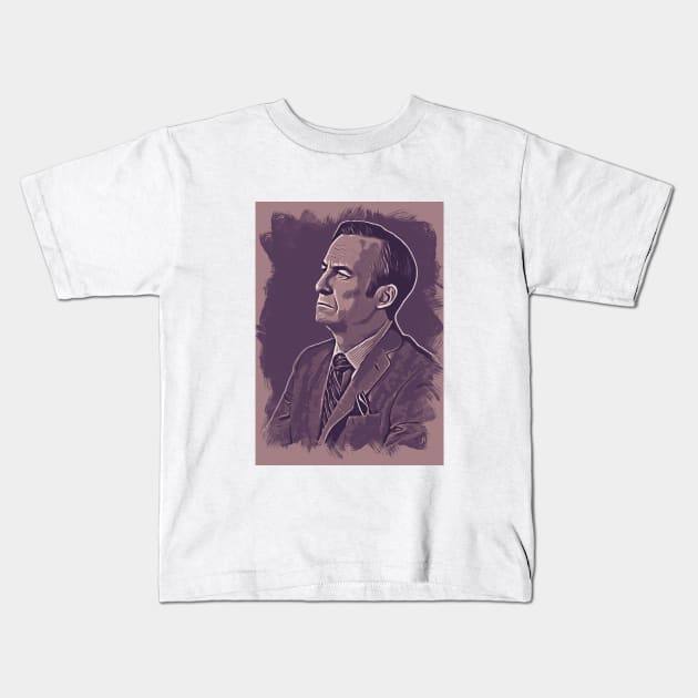 Saul Goodman Poster Art Kids T-Shirt by Rezronauth